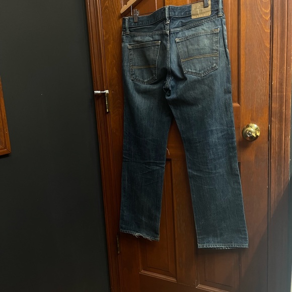 Vintage Y2K Abercrombie & Fitch Distressed Classic Straight Cut Denim Jeans - Picture 9 of 9